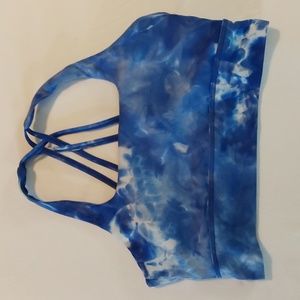 CVG Longline Bra Dye Hard Blue Medium